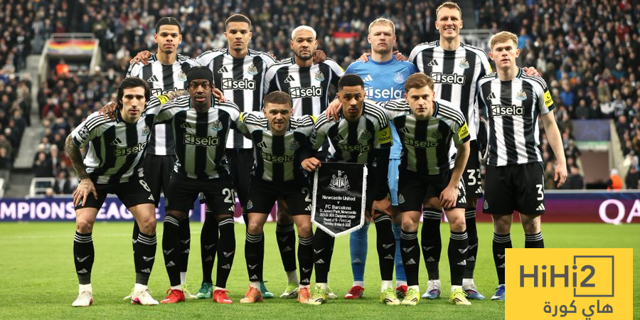 شوط سلبي بين برشلونة و نيوكاسل في دوري الابطال
