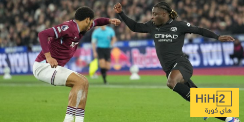 مانشستر سيتي يسقط في فخ التعادل الإيجابي مع وست هام