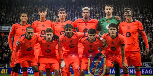 قائمة برشلونة الرسمية لمواجهة نيوكاسل يونايتد