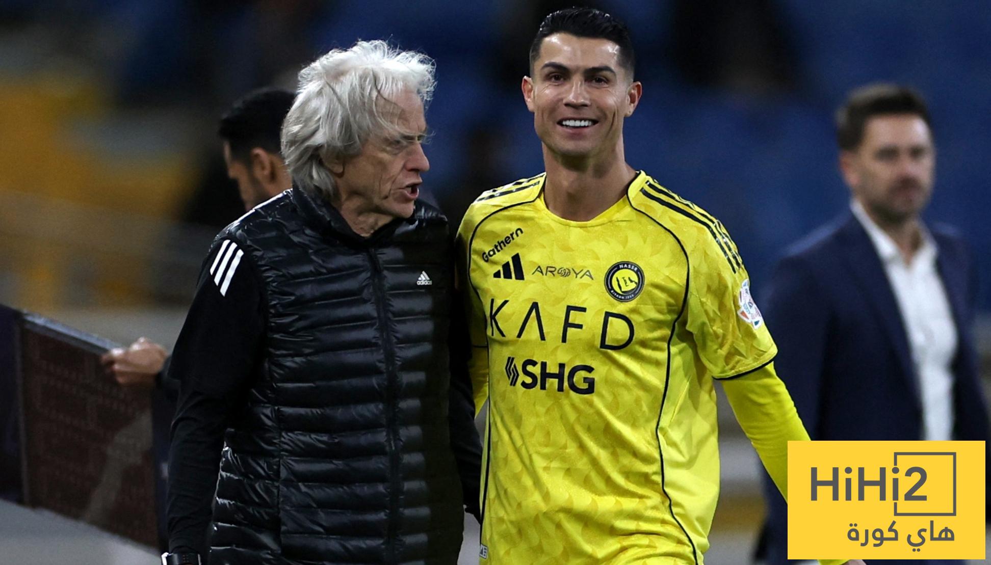 أفضل لاعبي النصر حسب رؤية خيسوس !