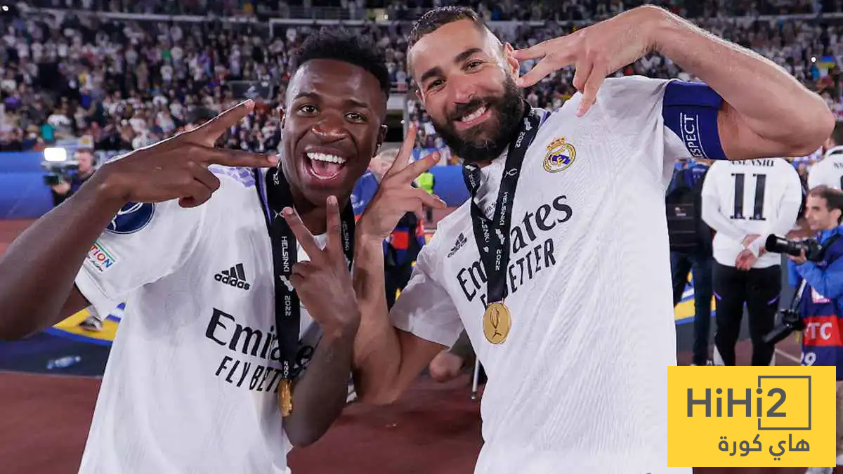 صورة – بنزيما يرسل رسالة مفاجئة لفينيسيوس بعد ديربي مدريد