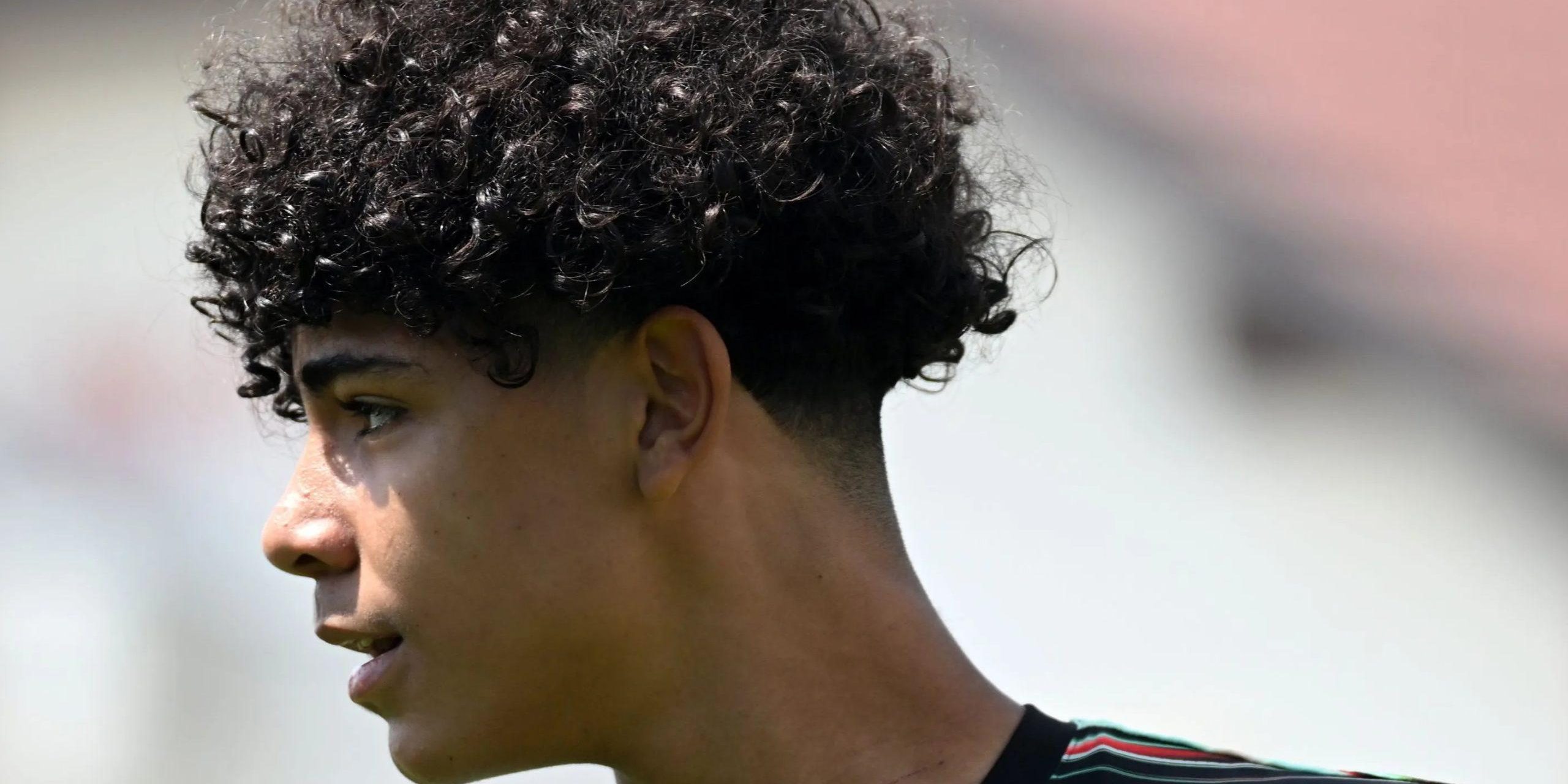 أول صورة لنجل رونالدو في تدريبات ريال مدريد