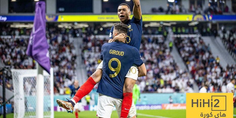 مبابي يستهدف رقم جيرو مع المنتخب الفرنسي