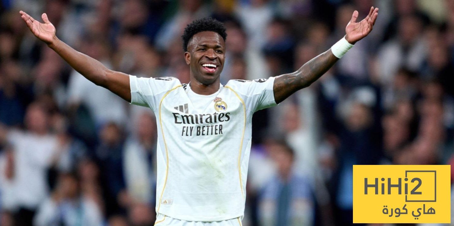 ريال مدريد معجب بمجهود فينيسيوس بدون كرة