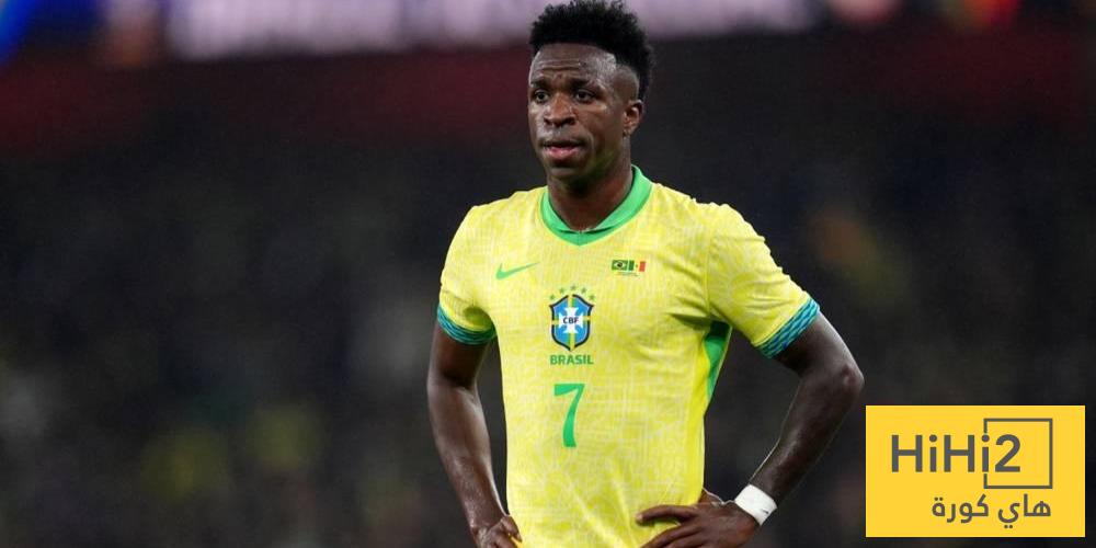 عاجل – فينيسيوس يغيب عن تدريبات البرازيل