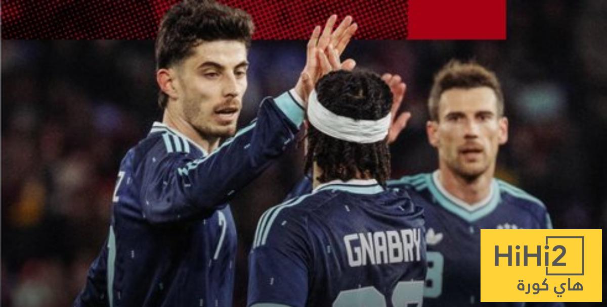 منتخب ألمانيا يستعد التقدم ضد غانا