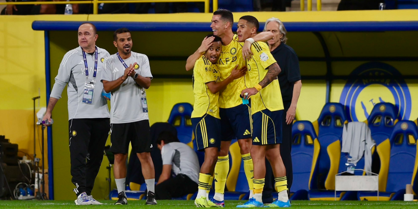 النصر يحقق العلامة الكاملة مع خيسوس