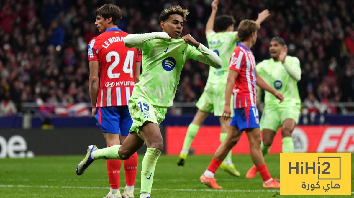 نتائج آخر خمس مباريات بين برشلونة وأتلتيكو مدريد