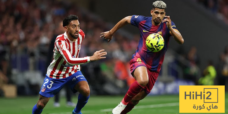التعادل يحسم الشوط الاول من مباراة برشلونة و اتلتيكو