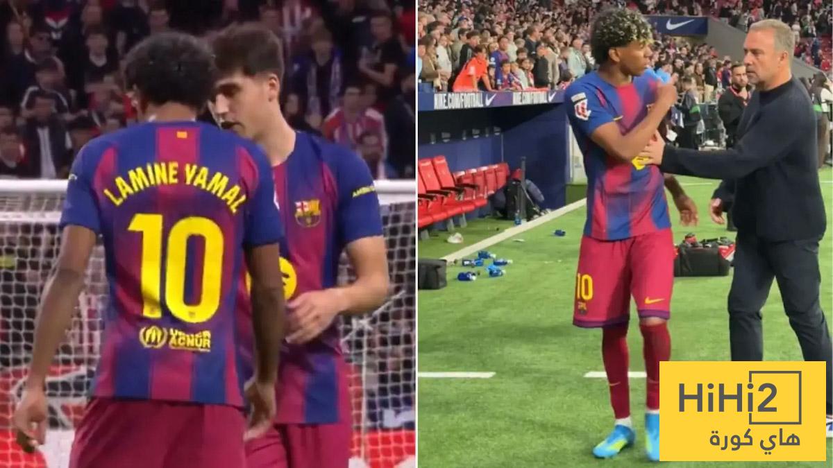 ما فعله لامين أمام أتلتيكو “قبيح جدًا”