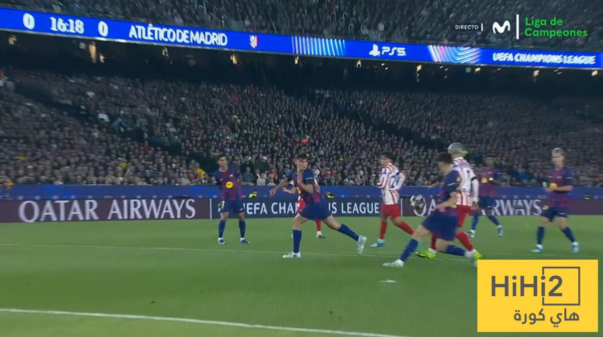 هل حُرم أتلتيكو مدريد من ركلة جزاء أمام برشلونة ؟