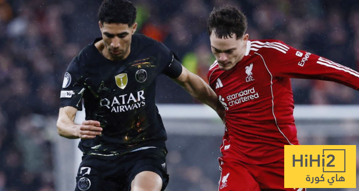 إحصائيات ساعة من مباراة ليفربول وباريس سان جيرمان