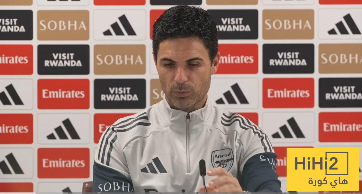 أبرز تصريحات أرتيتا قبل مواجهة مانشستر سيتي الحاسمة