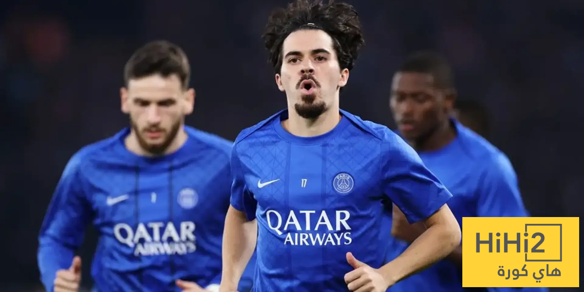 إصابة فيتينيا تثير قلق باريس سان جيرمان