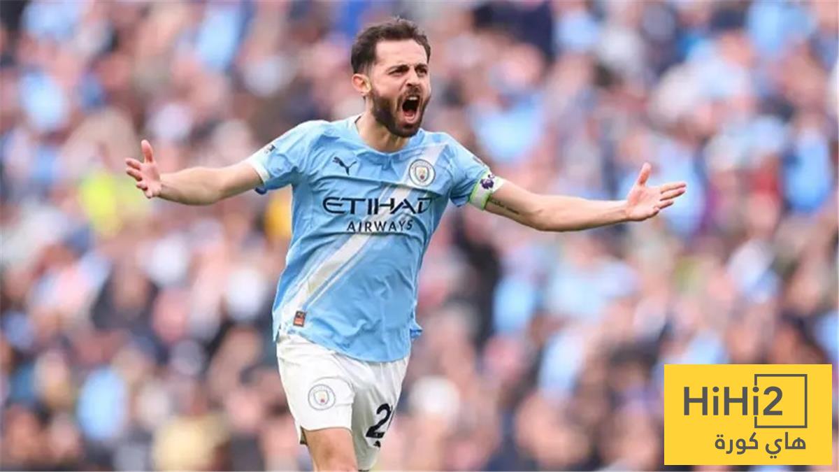 أسطورة .. بيرناردو سيلفا يواصل كسر الأرقام القياسية مع السيتي