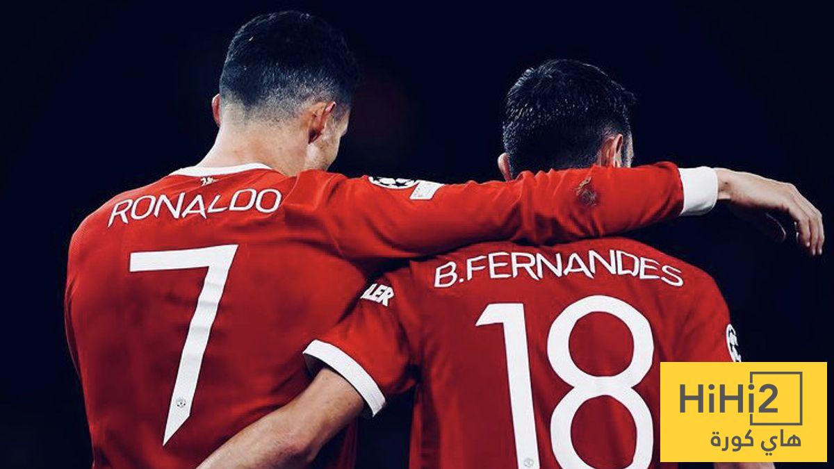برونو يعادل إنجاز رونالدو التاريخي مع مانشستر يونايتد