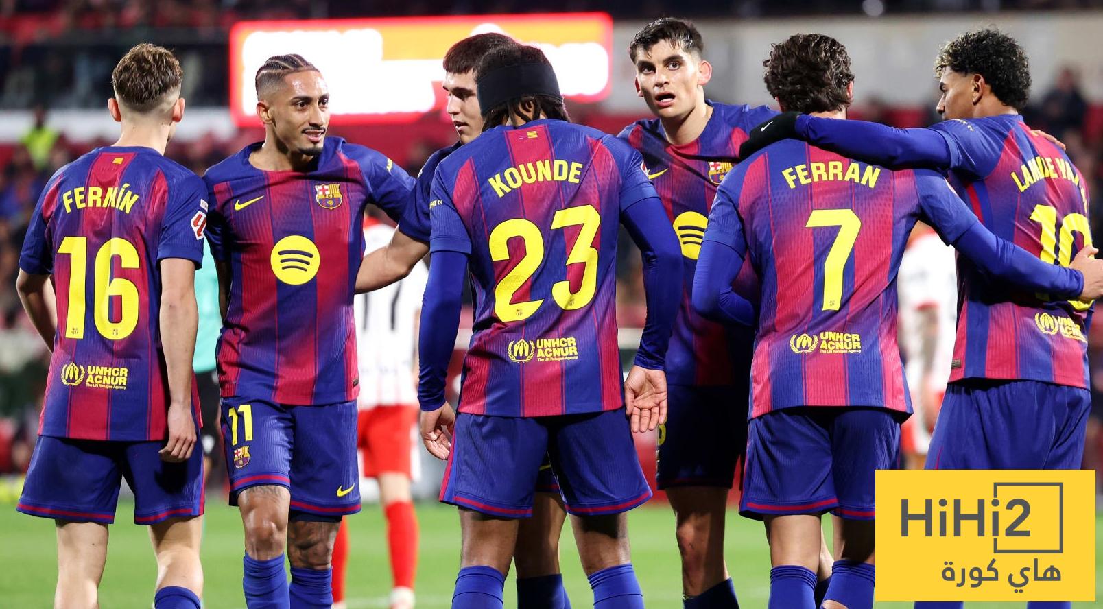 كيف تابع برشلونة مباراة ريال مدريد ضد اسبانيول ؟