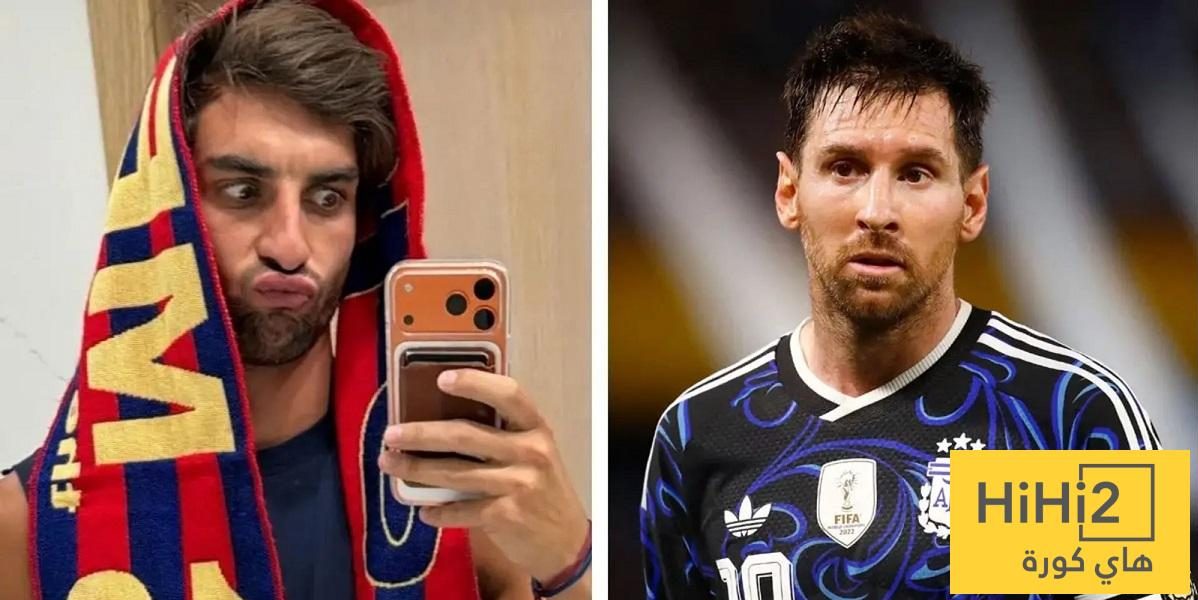 صورة.. فيران توريس يوجه تحية إلى ميسي بعد احتفالات برشلونة