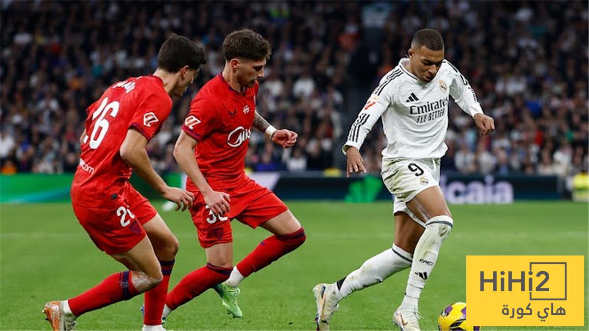 نتائج آخر 10 مباريات لـ ريال مدريد ضد إشبيلية