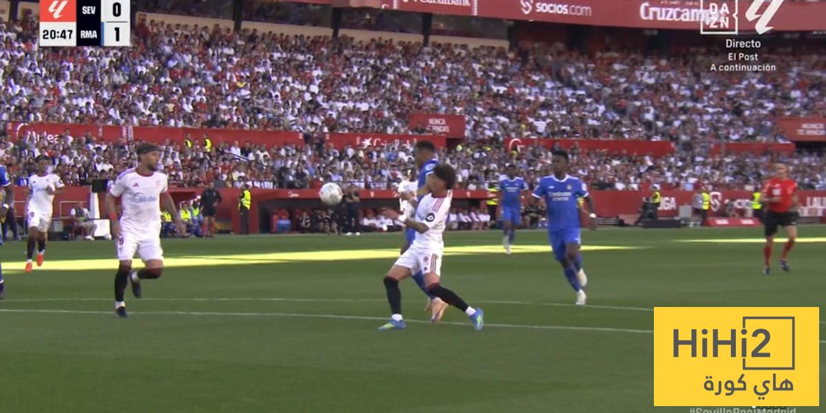 فضيحة تحكيمية في مباراة ريال مدريد وإشبيلية