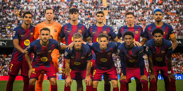 تقييم لاعبي برشلونة امام فالنسيا في الشوط الاول