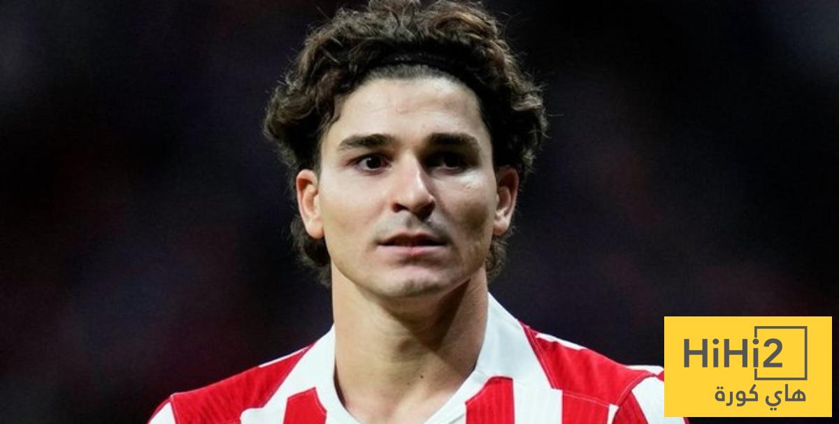 جوليان يفتح باب خروجه من أتلتيكو مدريد