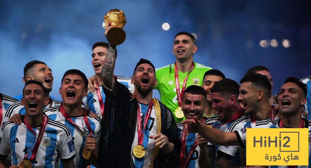 موقف ميسي من أولى مباريات الأرجنتين في كأس العالم