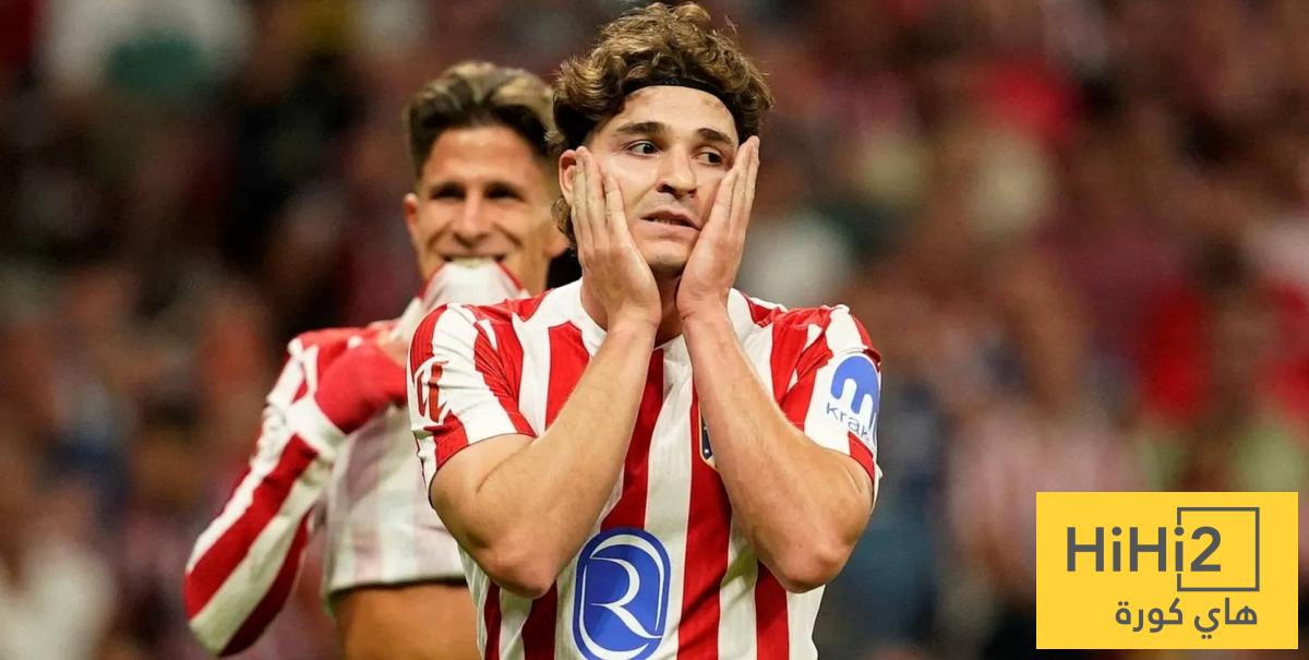 غضب وسوء معاملة .. سبب رغبة ألفاريز في الرحيل عن أتلتيكو مدريد