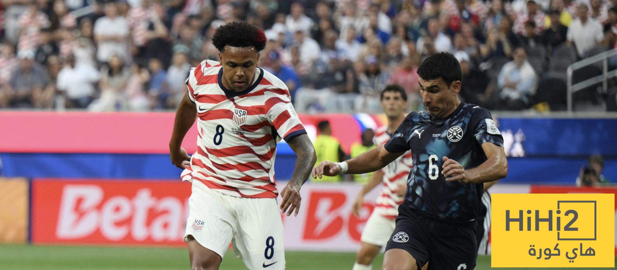 أمريكا تحقق فوزًا مستحقًا أمام باراغواي في كأس العالم
