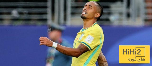 ارقام ضعيفة لـ رافينيا ضد المغرب