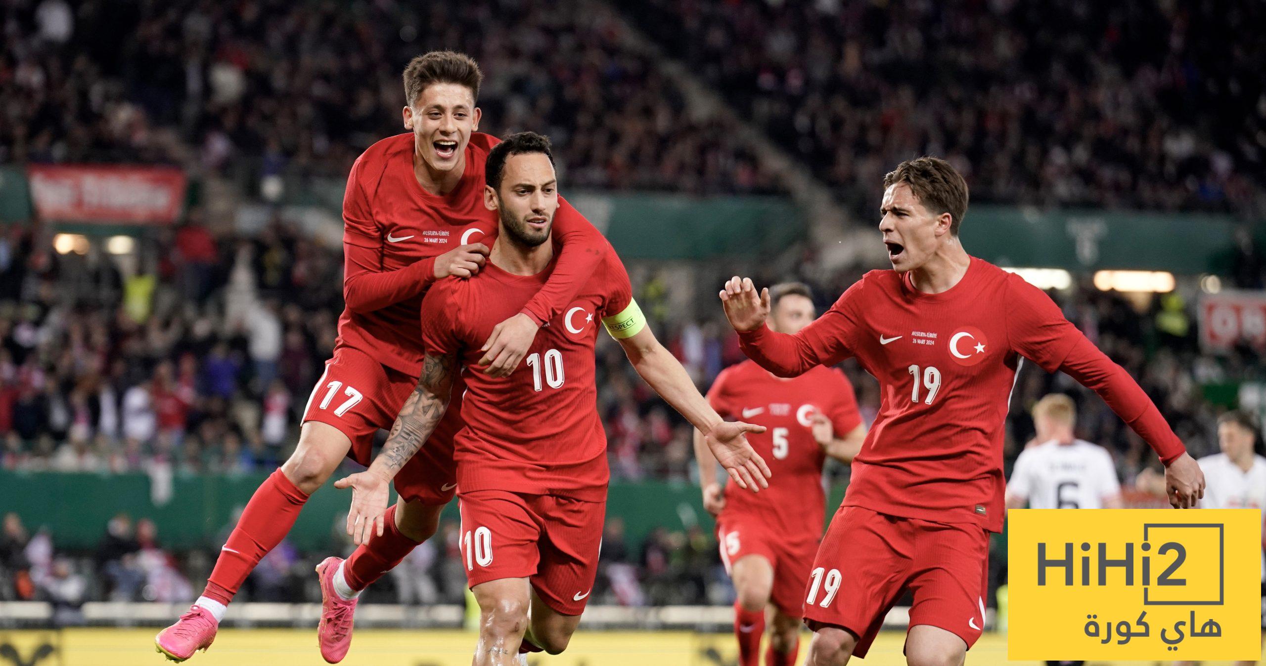 عاجل – التشكيلة الرسمية لمنتخب تركيا أمام سويسرا في كأس العالم