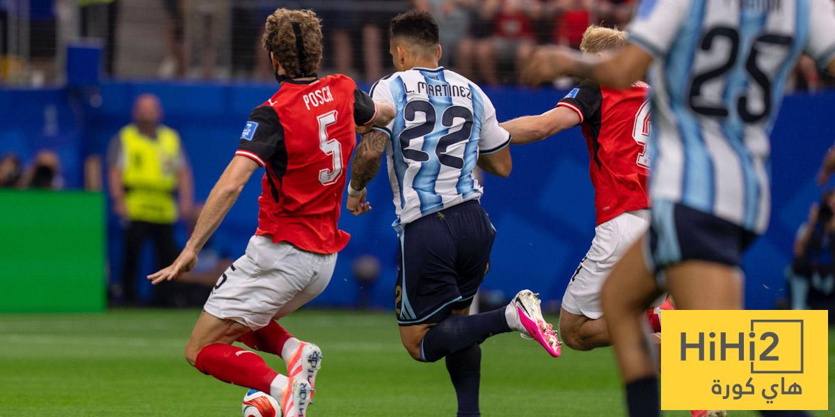 احصائيات فوز الأرجنتين على النمسا في كأس العالم