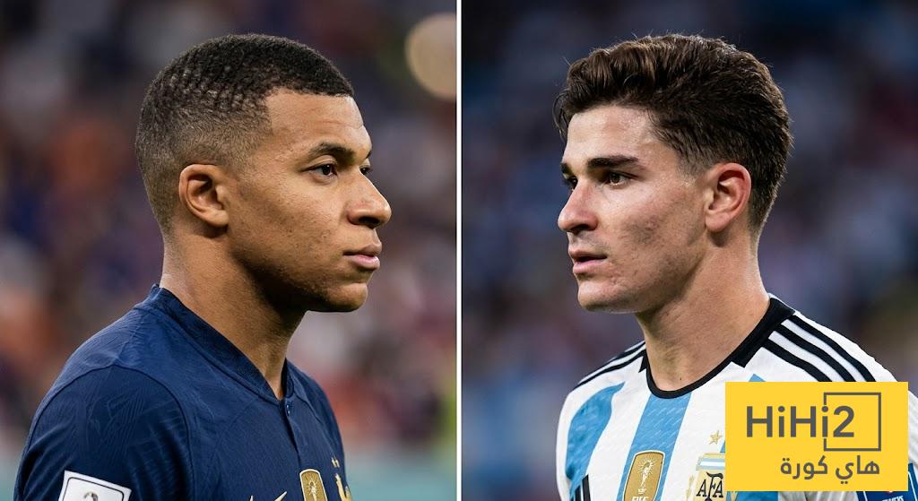 موقع الملاعب : مسموح لكيليان مبابي وممنوع على جوليان ألفاريز !
