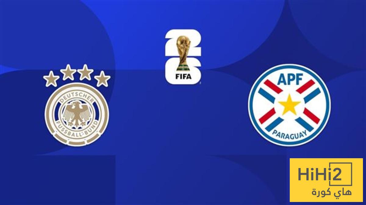 التشكيلة الأساسية لمنتخب ألمانيا و باراغواي في دور الـ 32 من بطولة كأس العالم 2026
