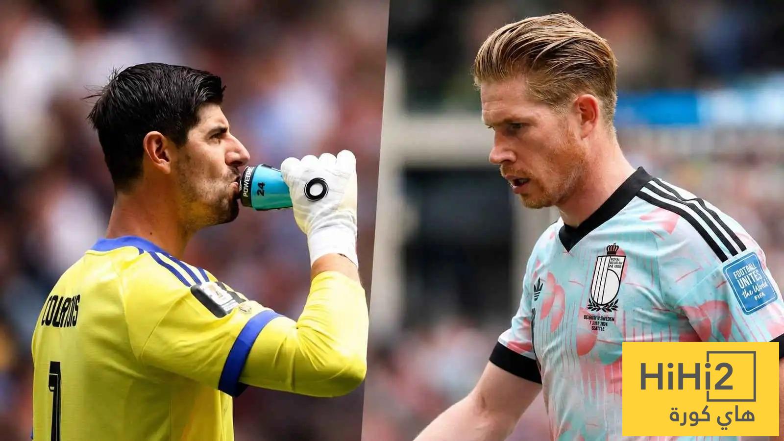هل لا تزال “قصة الخيانة” تفسد علاقة كورتوا ودي بروين في منتخب بلجيكا؟