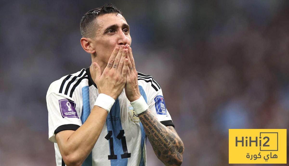مساحات نيوز : دي ماريا يوجه خطاباً عاطفياً يهز الأرجنتين بعد بلوغ النهائي!