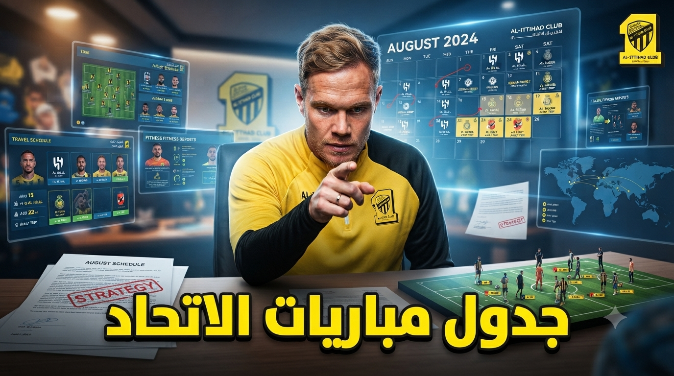 6 مباريات .. الاتحاد أمام تحد استثنائي في شهر أغسطس