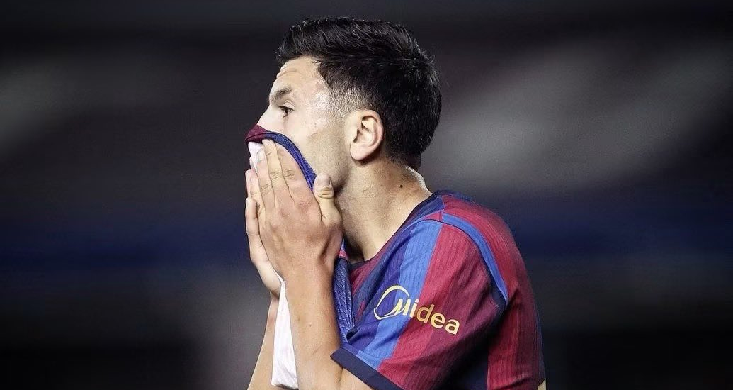 رسميا: برشلونة يعلن إصابة روني بردغجي بتمزق في الرباط الصليبي