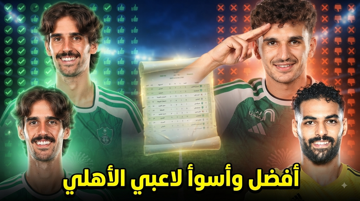 باختيار الجماهير .. أفضل الأسماء وأسوأها بعد الانطلاقة الصعبة لـ الأهلي أمام الدرعية