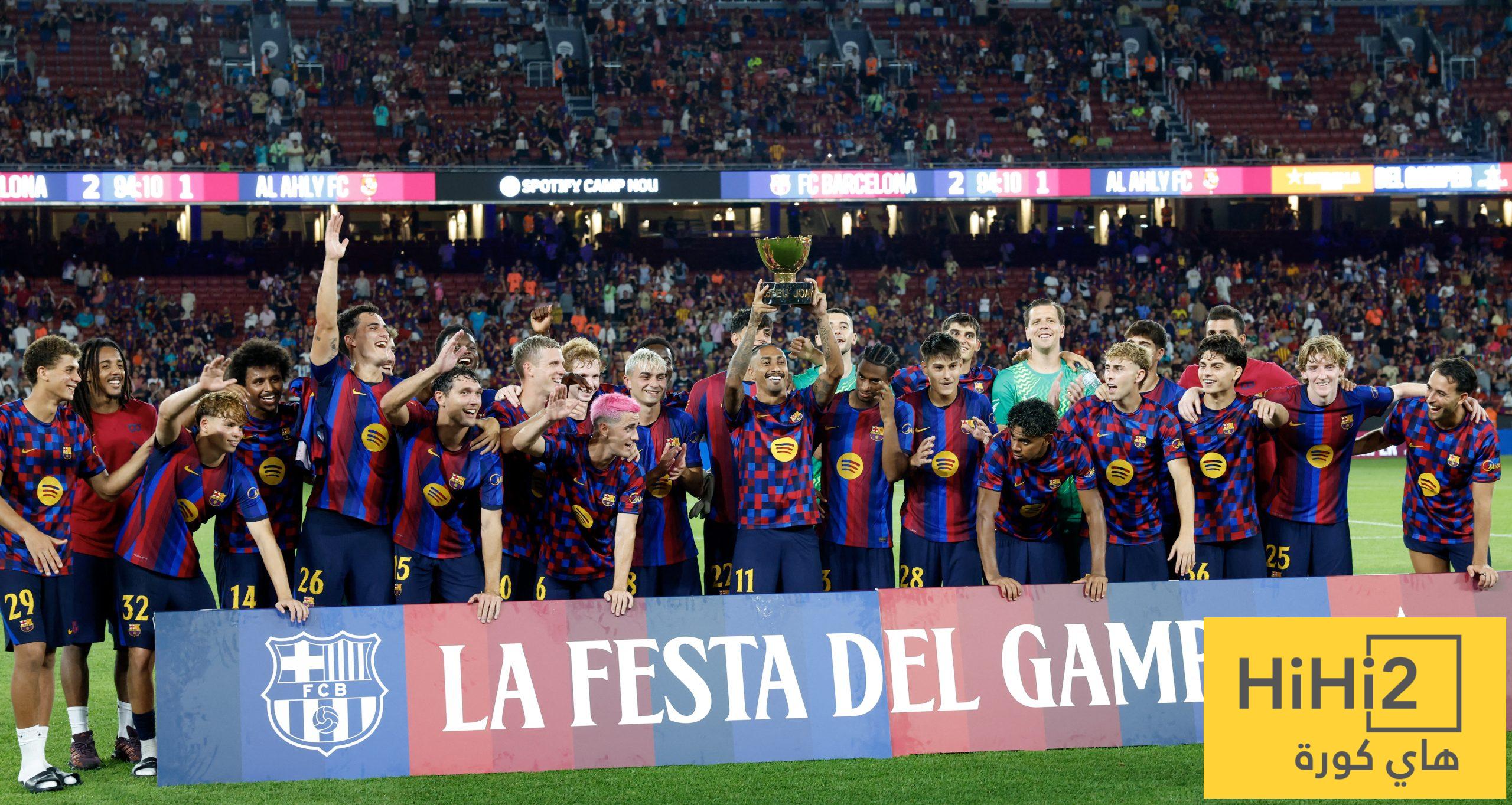 باستثناء هذا اللاعب .. برشلونة يجهز أوراق جميع لاعبيه لضربة بداية الدوري