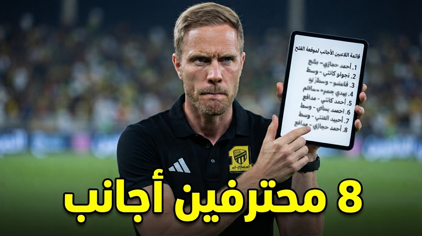 8 أجانب في قائمة الاتحاد لمواجهة الفتح بدوري روشن