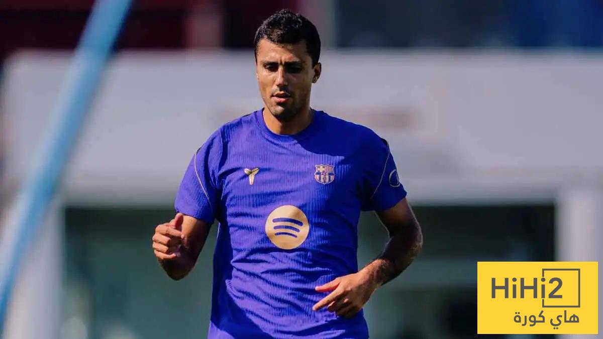 رودري يثير القلق في برشلونة