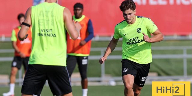 جوليان ألفاريز يعود لتدريبات أتلتيكو مدريد