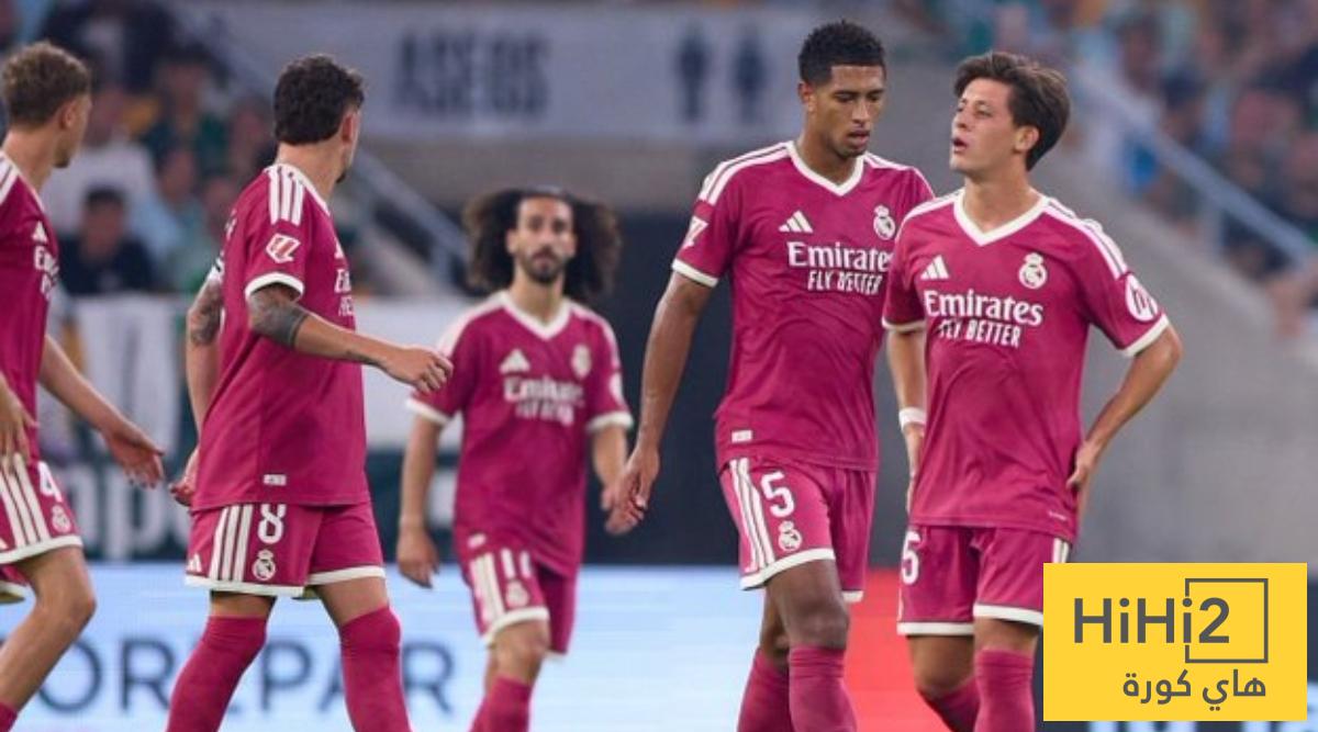 موقف غرفة ملابس ريال مدريد من الهزيمة الغير متوقعة ضد بيتيس