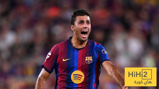 رودري يحرر ثنائي برشلونة