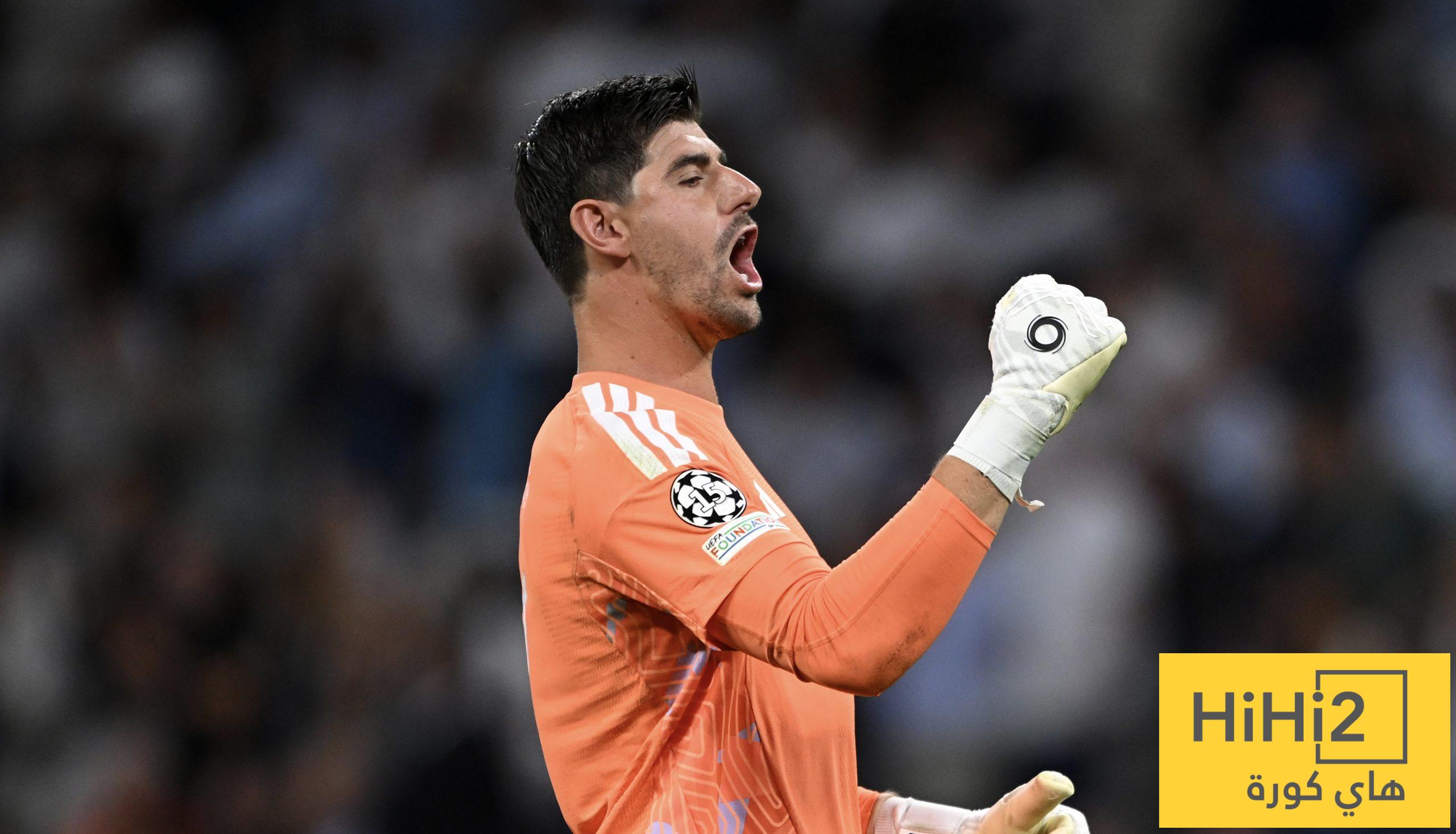 كورتوا يحسم مستقبله مع ريال مدريد بخطة مفاجئة