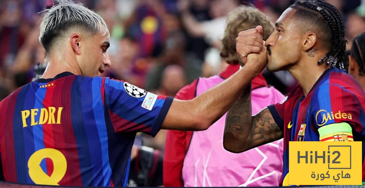 برشلونة يستمتع بنسخة مرعبة من رافينيا