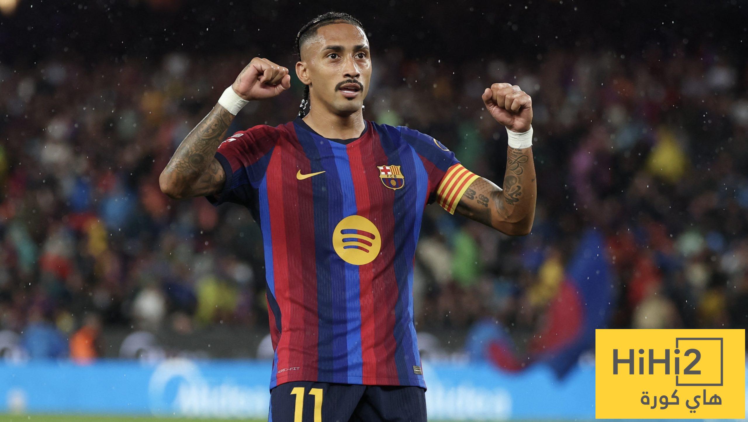 “لن أكتفي بهذا!” .. رافينيا يكشف الهدف الذي يريده مع برشلونة