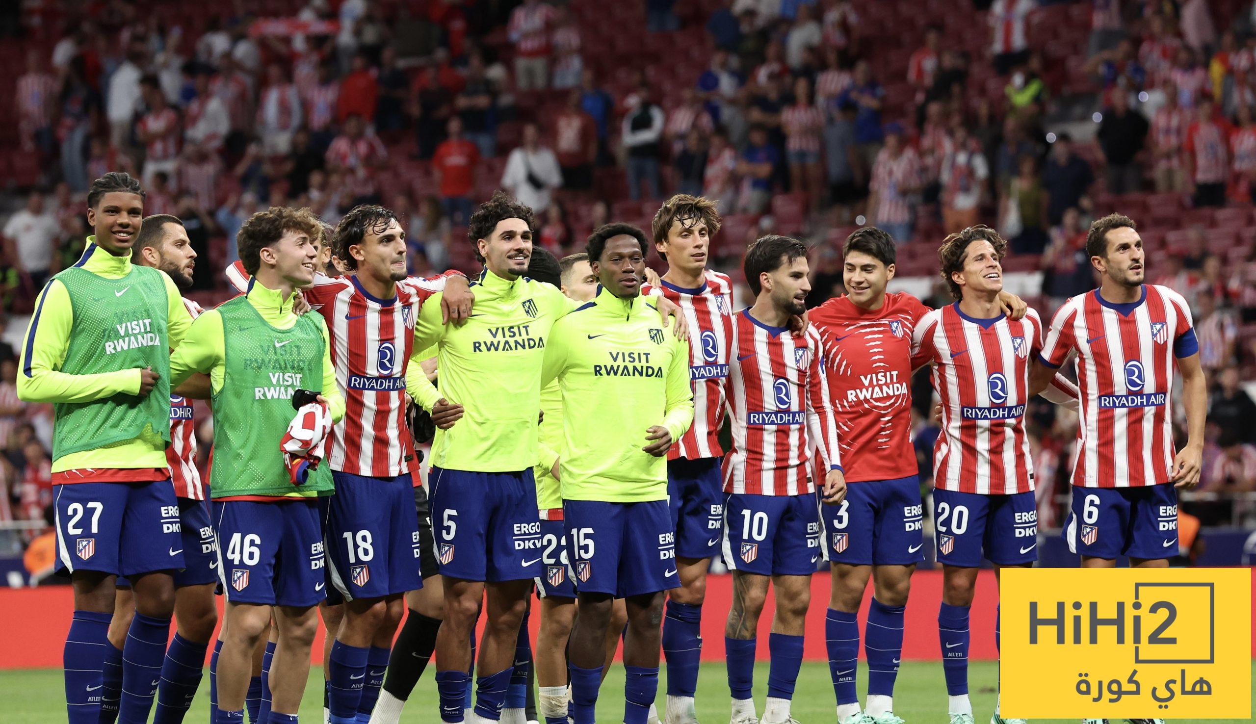 تشكيل أتلتيكو مدريد المتوقع أمام ريال مدريد في الدوري الإسباني