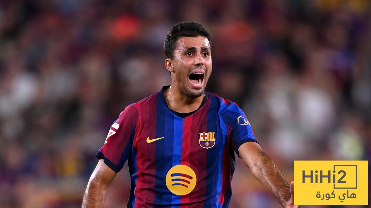 رودري يتقبل قرار برشلونة في سباق الكرة الذهبية